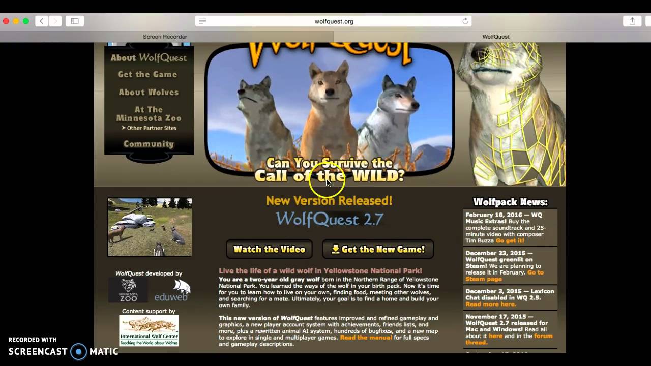 wolfquest download for mac